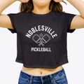 Noblesville Indiana Pickleball Women's Crop Top additional view 3