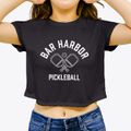 Bar Harbor Maine Pickleball Women's Crop Top additional view 3