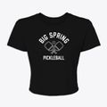 Big Spring Texas Pickleball Women's Crop Top additional product view 1