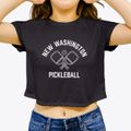 New Washington Ohio Pickleball Women's Crop Top additional view 3