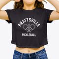 Prattsville Arkansas Pickleball Women's Crop Top additional view 3