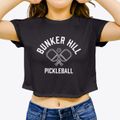 Bunker Hill West Virginia Pickleball Women's Crop Top additional view 3