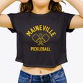 Maineville Ohio Pickleball Women's Crop Top additional view 3