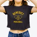 Benedict Kansas Pickleball Women's Crop Top additional view 3