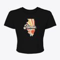 Illinois Retro Art Women's Crop Top additional product view 1