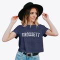 Crossett Arkansas Timeless Retro Women's Crop Top additional view 2