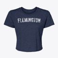 Flemington New Jersey Timeless Retro Women's Crop Top additional view 1