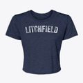 Litchfield Maine Timeless Retro Women's Crop Top additional view 1
