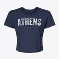 Athens Pennsylvania Timeless Retro Women's Crop Top additional view 1
