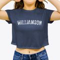 Williamson West Virginia Timeless Retro Women's Crop Top additional view 3