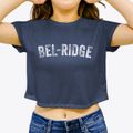 Bel-ridge Missouri Timeless Retro Women's Crop Top additional view 3