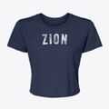 Zion Pennsylvania Timeless Retro Women's Crop Top additional view 1