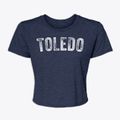 Toledo Iowa Timeless Retro Women's Crop Top additional view 1