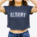 Albany Missouri Timeless Retro Women's Crop Top additional view 3