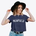 Newfield Maine Timeless Retro Women's Crop Top additional view 2