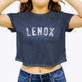 Lenox Iowa Timeless Retro Women's Crop Top additional view 3