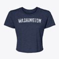 Washington West Virginia Timeless Retro Women's Crop Top additional view 1