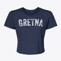 Gretna Virginia Timeless Retro Women's Crop Top additional view 1