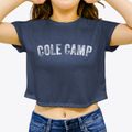 Cole Camp Missouri Timeless Retro Women's Crop Top additional view 3