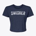 Swisher Iowa Timeless Retro Women's Crop Top additional view 1