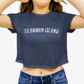 Tilghman Island Maryland Timeless Retro Women's Crop Top additional view 3