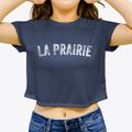 La Prairie Wisconsin Timeless Retro Women's Crop Top additional view 3