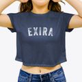 Exira Iowa Timeless Retro Women's Crop Top additional view 3