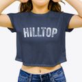 Hilltop West Virginia Timeless Retro Women's Crop Top additional view 3
