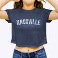 Knoxville Pennsylvania Timeless Retro Women's Crop Top additional view 3