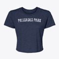 Palisades Park New Jersey Timeless Retro Women's Crop Top additional view 1