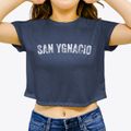 San Ygnacio Texas Timeless Retro Women's Crop Top additional view 3