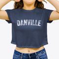 Danville Kentucky Timeless Retro Women's Crop Top additional view 3