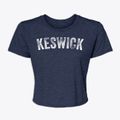 Keswick Iowa Timeless Retro Women's Crop Top additional view 1