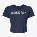 Howard City Nebraska Timeless Retro Women's Crop Top additional view 1