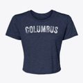 Columbus Kentucky Timeless Retro Women's Crop Top additional view 1