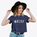 Maloy Iowa Timeless Retro Women's Crop Top additional view 2
