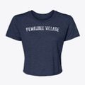 Pewaukee Village Wisconsin Timeless Retro Women's Crop Top additional view 1