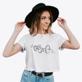 Fitness Woman Women's Crop Top additional view 2