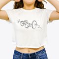 Fitness Woman Women's Crop Top additional view 3