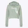 Florida Mandala Cropped Hoodie Sweatshirt additional view 1