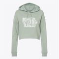 Iowa Mandala Cropped Hoodie Sweatshirt additional view 1