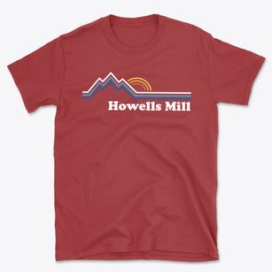 Howells Mill West Virginia Mountain View Basic T-Shirt