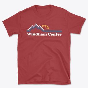 Windham Center Maine Mountain View Basic T-Shirt