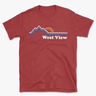 West View Vermont Mountain View Basic T-Shirt