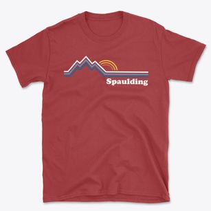 Spaulding Wisconsin Mountain View Basic T-Shirt