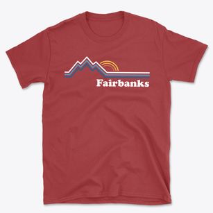 Fairbanks Pennsylvania Mountain View Basic T-Shirt