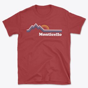 Monticello Utah Mountain View Basic T-Shirt