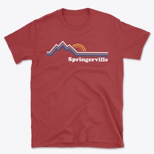 Springerville Arizona Mountain View Basic T-Shirt