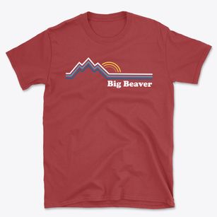 Big Beaver Pennsylvania Mountain View Basic T-Shirt