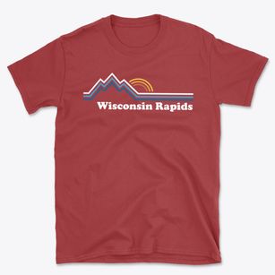 Wisconsin Rapids Wisconsin Mountain View Basic T-Shirt